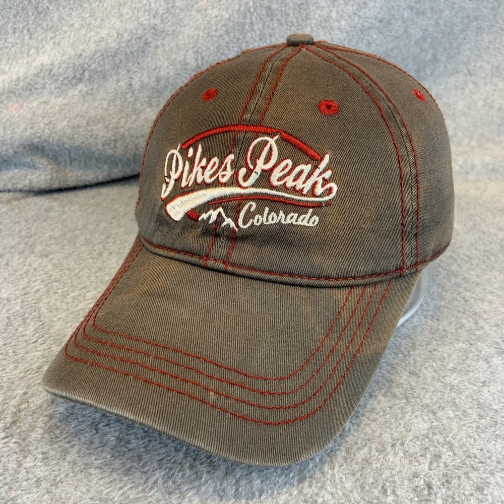 Pikes Peak Colorado Adult Brown Unbranded Baseball Hat Embroidered OSFA